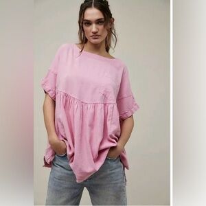 We The Free Moon City Babydoll Top XS